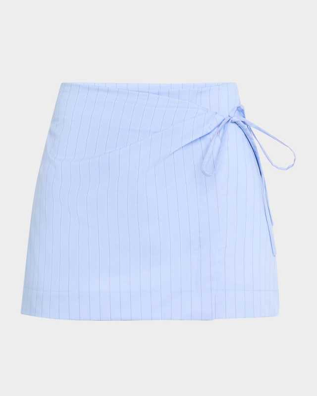 Lori Pinstripe Mini Skirt